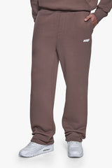 BASIC OPEN LEG JOGGER LIGHT BROWN