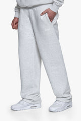 BASIC OPEN LEG JOGGER   GREY MELANGE