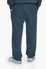 BASIC OPEN LEG JOGGER MOSS GREEN