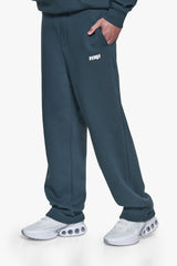 BASIC OPEN LEG JOGGER MOSS GREEN