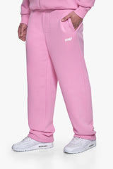 BASIC OPEN LEG JOGGER PINK