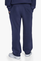 BASIC OPEN LEG JOGGER SPACE BLUE