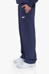 BASIC OPEN LEG JOGGER SPACE BLUE