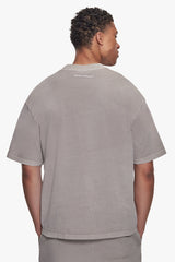 BASIC T-SHIRT ACID WASHED BEIGE
