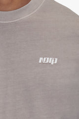 BASIC T-SHIRT ACID WASHED BEIGE