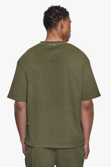 BASIC T-SHIRT ACID WASHED OLIVE