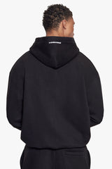 BASIC ZIP HOODIE BLACK