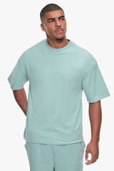 OVERSIZE ESSENTIAL LOGO T-SHIRT HARBOR GREY