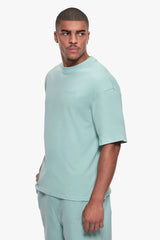OVERSIZE ESSENTIAL LOGO T-SHIRT HARBOR GREY