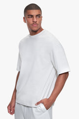 OVERSIZE ESSENTIAL LOGO T-SHIRT LIGHT GREY