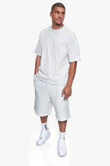 OVERSIZE ESSENTIAL LOGO T-SHIRT LIGHT GREY