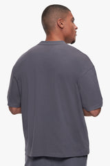 OVERSIZE ESSENTIAL LOGO T-SHIRT STEEL GREY