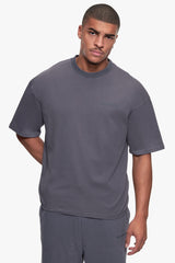 OVERSIZE ESSENTIAL LOGO T-SHIRT STEEL GREY
