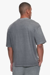 OVERSIZE ESSENTIAL LOGO T-SHIRT WASHED GREY
