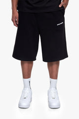 ESSENTIAL LOGO SWEAT SHORTS BLACK
