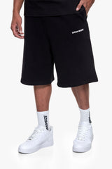 ESSENTIAL LOGO SWEAT SHORTS BLACK