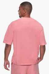 OVERSIZE ESSENTIAL LOGO T-SHIRT FLAMINGO PINK
