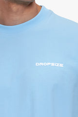 OVERSIZE ESSENTIAL LOGO T-SHIRT BABY BLUE