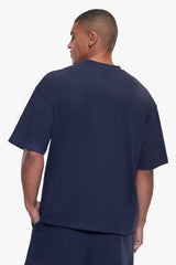 OVERSIZE ESSENTIAL LOGO T-SHIRT SPACE BLUE