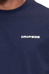 OVERSIZE ESSENTIAL LOGO T-SHIRT SPACE BLUE