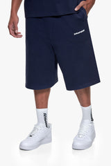 ESSENTIAL LOGO SWEAT SHORTS SPACE BLUE