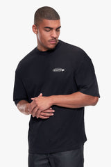 OVERSIZE UNIVERSE T-SHIRT VINTAGE WASHED BLACK