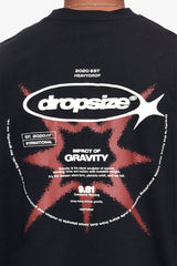 OVERSIZE UNIVERSE T-SHIRT VINTAGE WASHED BLACK
