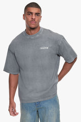 OVERSIZE UNIVERSE T-SHIRT WASHED GREY