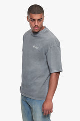 OVERSIZE UNIVERSE T-SHIRT WASHED GREY
