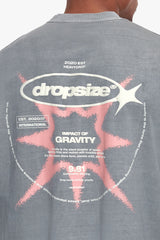 OVERSIZE UNIVERSE T-SHIRT WASHED GREY