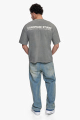 OVERSIZE STUDIO T-SHIRT WASHED GREY