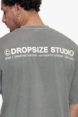 OVERSIZE STUDIO T-SHIRT WASHED GREY
