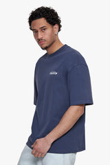 OVERSIZE UNIVERSE T-SHIRT BLUE GREY