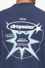 OVERSIZE UNIVERSE T-SHIRT BLUE GREY