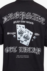 OVERSIZE GET LUCKY T-SHIRT BLACK