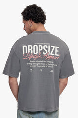 OVERSIZE LIFESTYLE T-SHIRT WASHED GREY