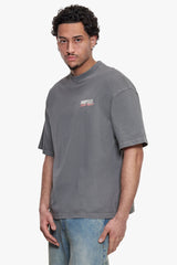 OVERSIZE LIFESTYLE T-SHIRT WASHED GREY