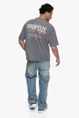 OVERSIZE LIFESTYLE T-SHIRT WASHED GREY