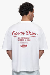 OVERSIZE OCEAN DRIVE T-SHIRT WHITE