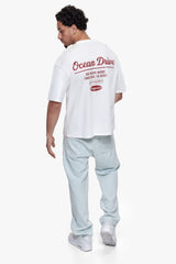 OVERSIZE OCEAN DRIVE T-SHIRT WHITE
