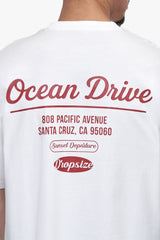OVERSIZE OCEAN DRIVE T-SHIRT WHITE