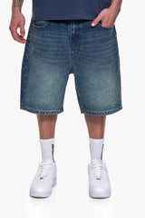CLASSIC JORTS WASHED DARK BLUE