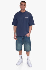 CLASSIC JORTS WASHED DARK BLUE