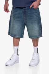 CLASSIC JORTS WASHED DARK BLUE