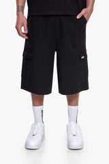 METAL PATCH UTILITY SHORTS BLACK
