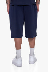 PUSH BUTTON SHORTS SPACE BLUE