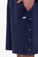 PUSH BUTTON SHORTS SPACE BLUE