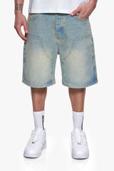 CARPENTER JORTS WASHED BLUE
