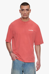 OVERSIZE DYNAMIC T-SHIRT WASHED RED