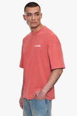 OVERSIZE DYNAMIC T-SHIRT WASHED RED